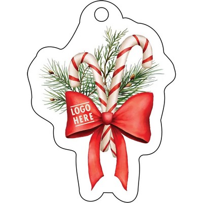 Full Color Acrylic Ornaments - Two Candy Canes