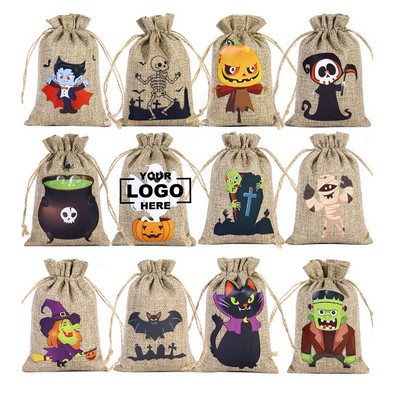 Drawstring Burlap Gift Bags