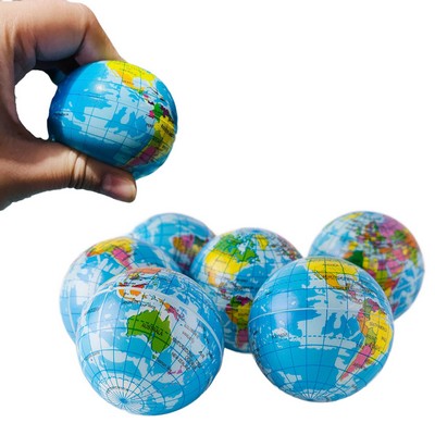 Foam Squeeze Pressure Earth Global Ball