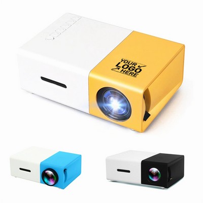 Compact Full-Color LED LCD Video Projector for Any Setup