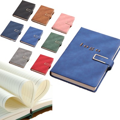 A5 Lined Leather Diary