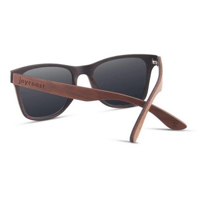 Faded Ebony & Walnut Wayfinder Wooden Sunglasses