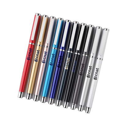 0.5 mm Metal Black Ink Rollerball Pen0