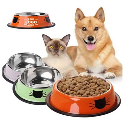 Non-Slip Stainless Steel Dog Bowl