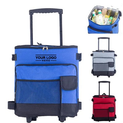 43L Foldable Wheeled Cooler for Easy Transport and Large Storage