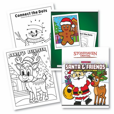 Santa & Friends Coloring & Activity Book