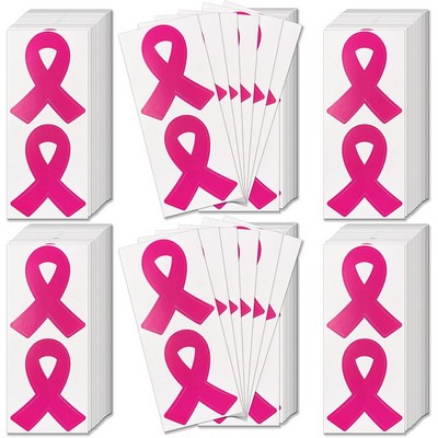 Pink Ribbon Stickers Breast Cancer Awareness Stickers