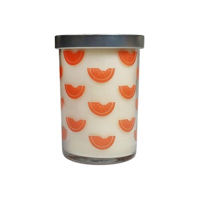 K.Hall Studio Watermelon Basil 12 Oz Summer Screen Print Candle