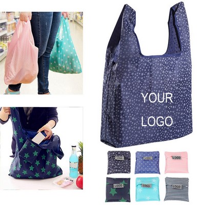 Large Foldable Portable Reusable Shopping Bag or Tote Bag