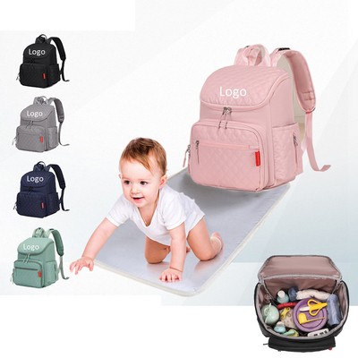 Large Capacity Baby Bag with Portable Changing Pad