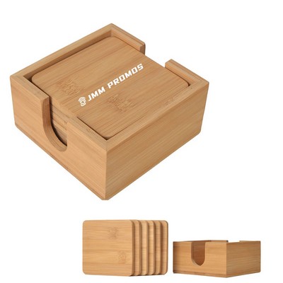 Bamboo Coaster Set