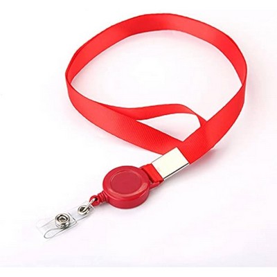 Lanyard with Retractable Clip