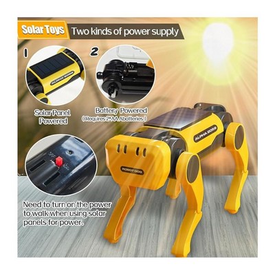 Solar DIY Robot Dog - Educational Science Toy for Kids Ages 8-12