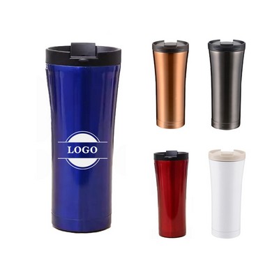 17OZ Slim Travel Insulated Coffee Tumbler