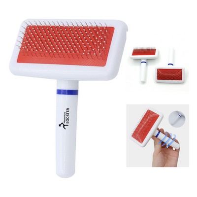 Stainless Steel Needle Prevent Static Pet Grooming Brush