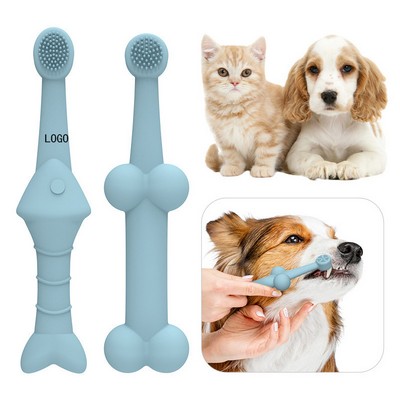 The Pet Silicone Toothbrush