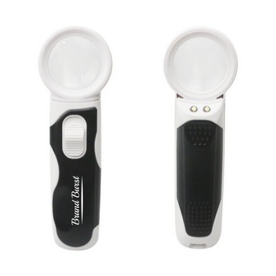 16X Handheld Magnifier With 2 LED Lights