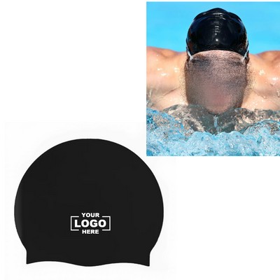 Waterproof Silicone Swim Cap for Comfort