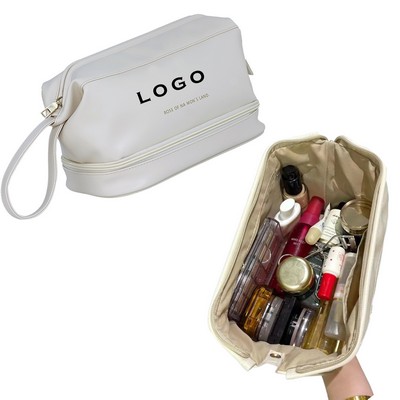 Double-Layer Cosmetic Storage Bag