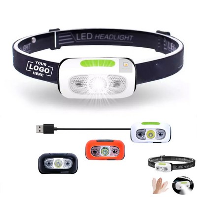 Rechargeable LED Headlamp Flashlight