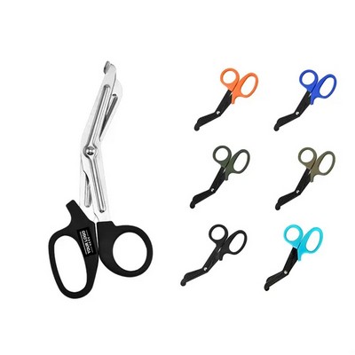 Heavy-Duty Emergency Medical Scissors with Safety Shears for First Aid and Trauma Care