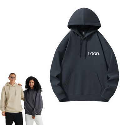 Heavyweight Hoodie with Adjustable Fit and Pocket