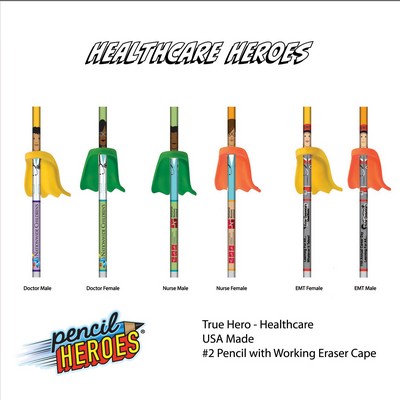 PENCIL HEROES® - Healthcare - Individually Bagged Unassembled