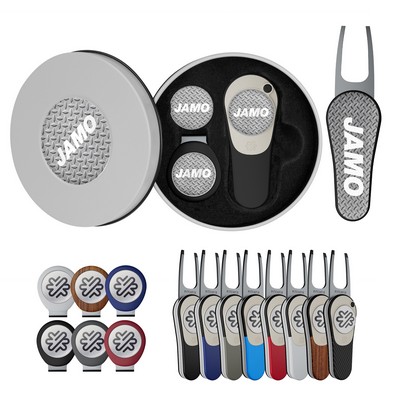 Pitchfix XL 2.5 Golf Divot Tool Deluxe Gift Set w/ Hat Clip