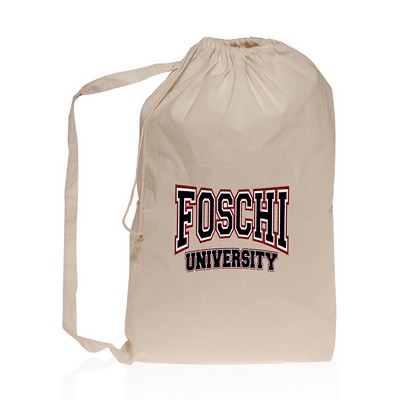 Collegiate Natural Cotton Laundry Bags