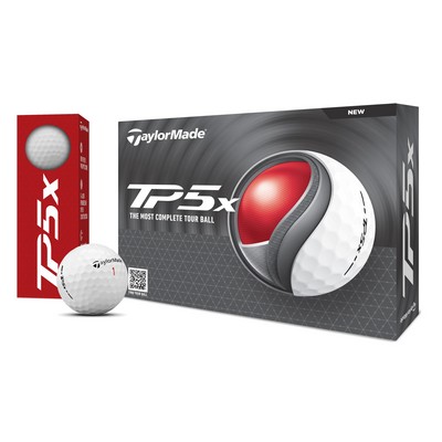 TaylorMade TP5x White 2024 Golf Balls - 1 Dozen