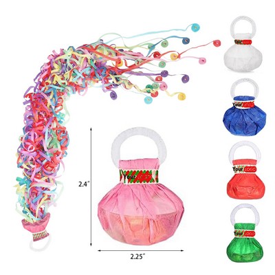 No Mess Confetti Poppers Graduation Streamer Poppers Hand Throw Party Poppers Magic Paper Cracker