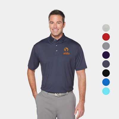 Callaway® Birdseye UPF 50+ Men's Cooling Golf Polo Shirt