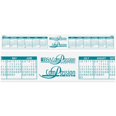 Horizontal or Vertical Keyboard/Monitor Calendar (11¼"x1½")