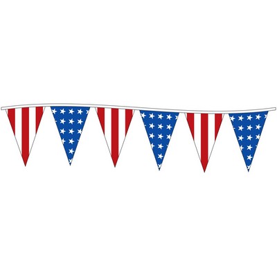 30' Patriotic Americana Pennants (12 Pen.)