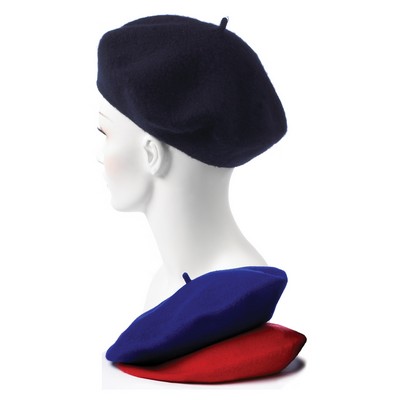 Red Wool Beret