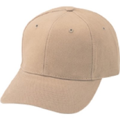 Pro Style Constructed 6 Panel Heavy Brushed Cotton Twill Cap