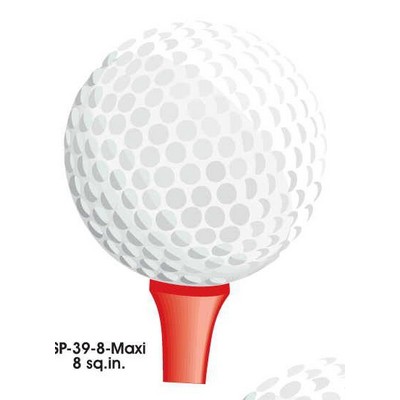 Golf Ball & Tee Maxi Magnet (8 Square Inch)