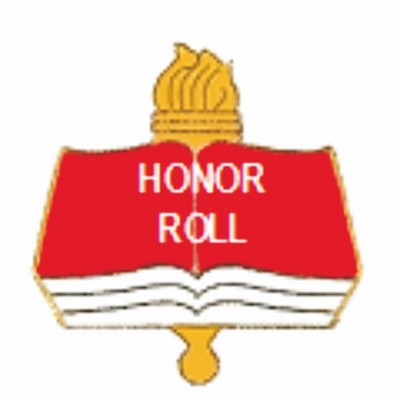 Academic Lapel Pin - 1" Enamel - "Honor Roll"