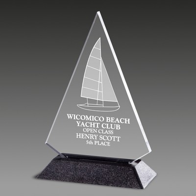 7.5" Pop-Triangle™ Pop-In Acrylic Award