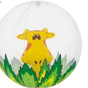 16" Inflatable Giraffe In The Jungle Beach Ball©