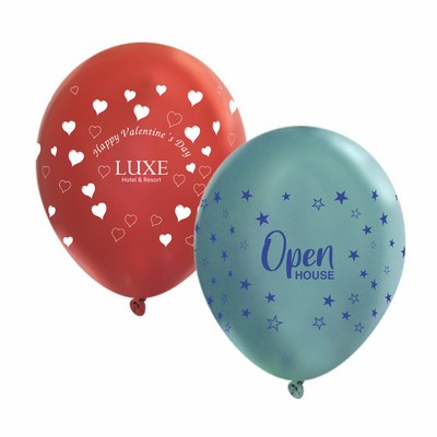 11" Metallic Latex Wrap Balloons