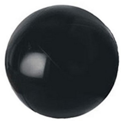 24" Inflatable Solid Black Beach Ball