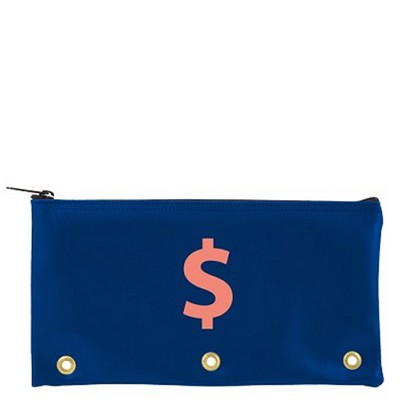 Expanded Vinyl Pencil Pouch w/Brass Grommets