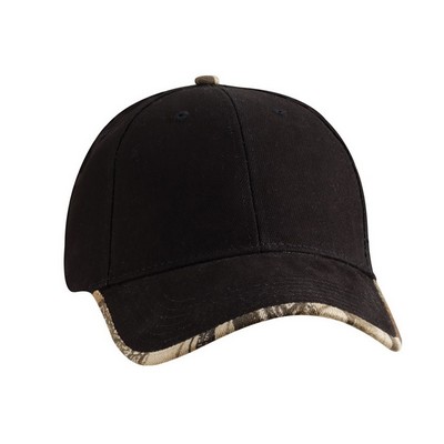 Kati Solid Cap w/Camo Visor Trim