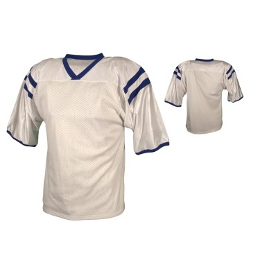 Youth Dazzle Cloth / Tricot Mesh Football Jersey Shirt w/ Contrasting Trim