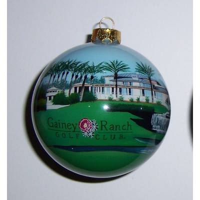 3" Ball Glass Ornament - Fine Art Artwork