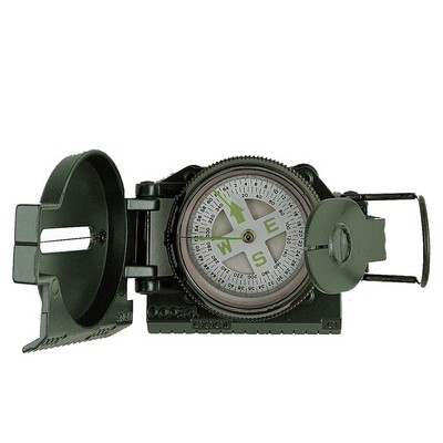 Olive Drab Military Marching Compass