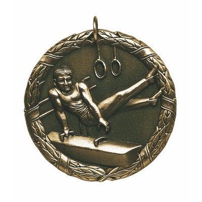 Medal, "Male Gymnastics" - 2"