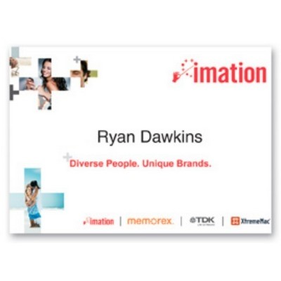 Laminated Personalized Name Badge (2.5"x3.5") Rectangle