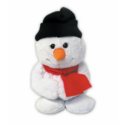 Custom Plush Snowman w/ Hat & Scarf